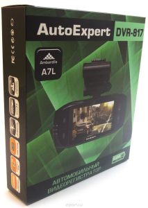 AutoExpert DVR 817, Black автомобильный видеорегистратор